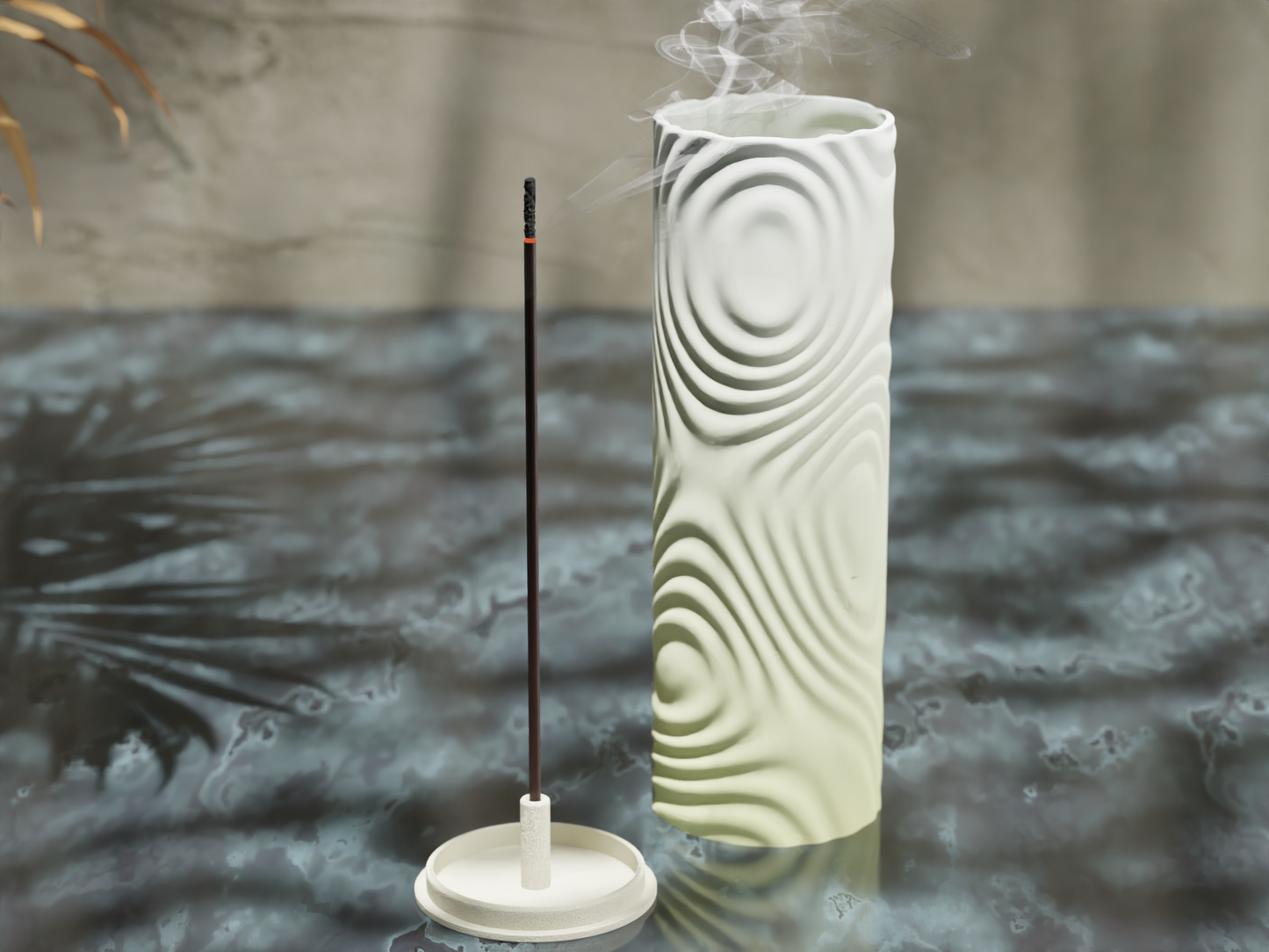 Waveform Incense Holder
