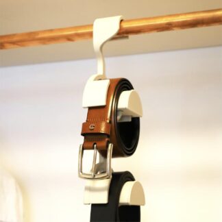 IAP Belt Holder Extendable - 3D printed wardrobe belt hanger by Iamprinted
