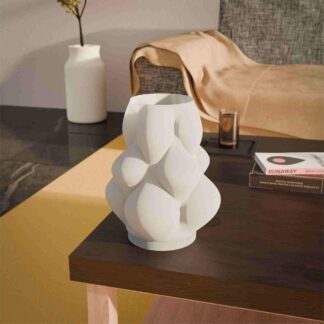 Lumen Bloom Table Lamp base - organic sculptural 3D printed lamp base, 3D Maker Co
