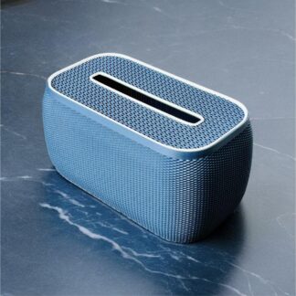 Nest Wicker Tissue Box - woven texture 3D printed tissue box, 3D Maker Co