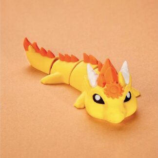 Sun Dragon Articulated Keychain