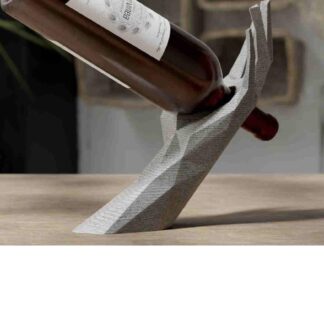 Vinograce minimal geometric wine bottle holder, 3D printed by 3D Maker Co Berwick VIC